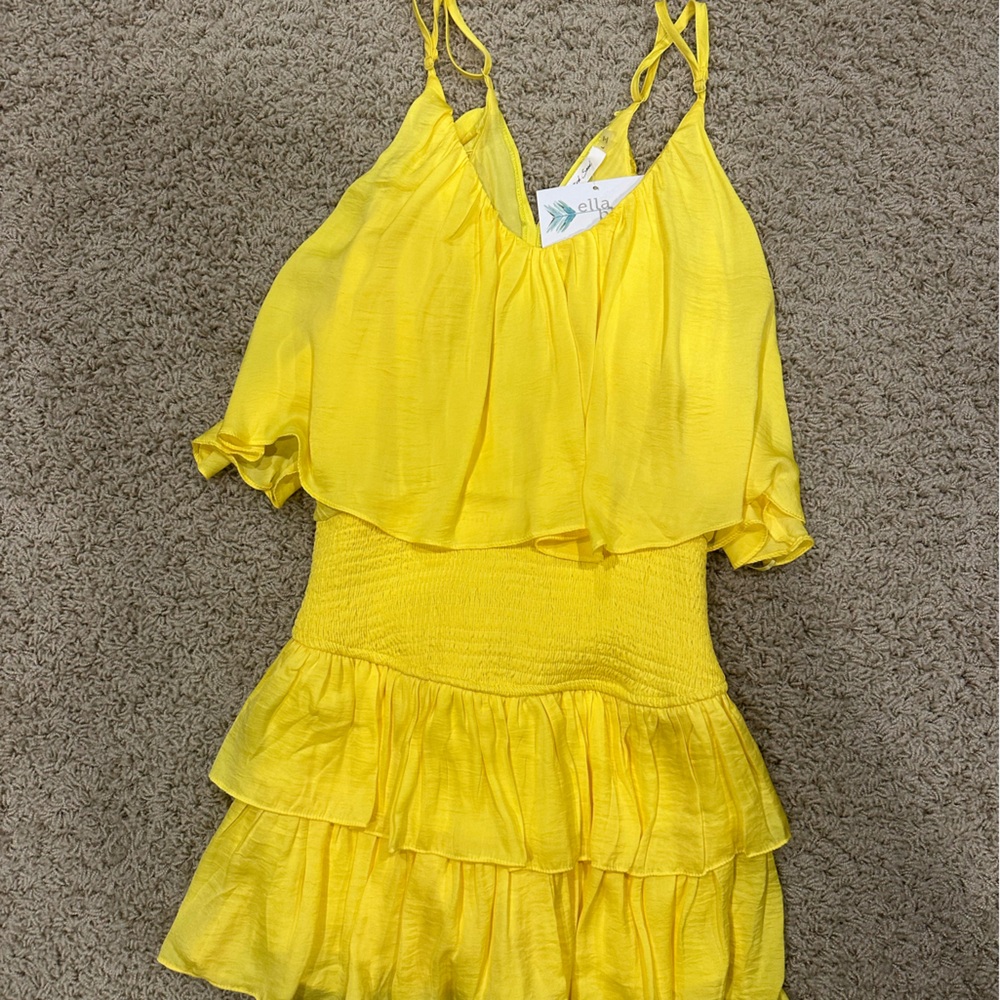 Yellow romper
